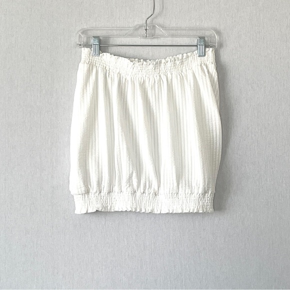 Anthropologie Colusa Smocked Strapless Tube Top - Picture 4 of 8